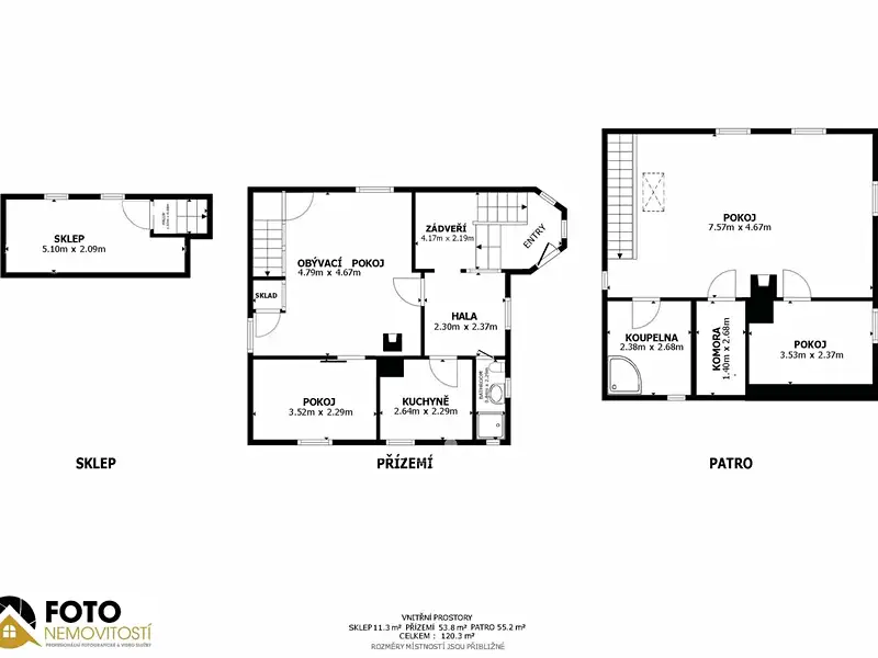 Prodej rodinného domu 108 m², pozemek 420 m², Praha – náhled fotky 3