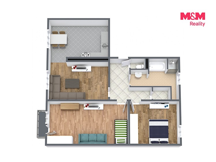 Квартира 3+1 на продаж, 84 м² (5 з 11)