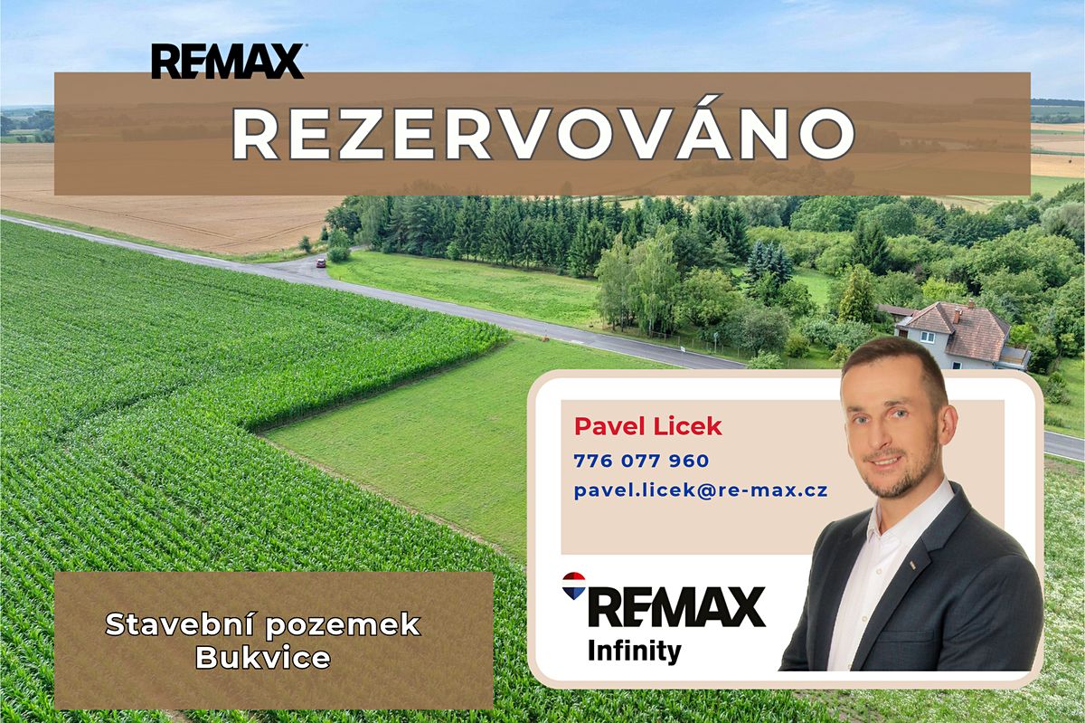 Prodej stavebního pozemku 1404 m²