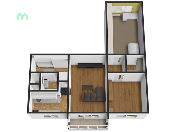Pronájem bytu 3+1, 72 m² (37 z 50)