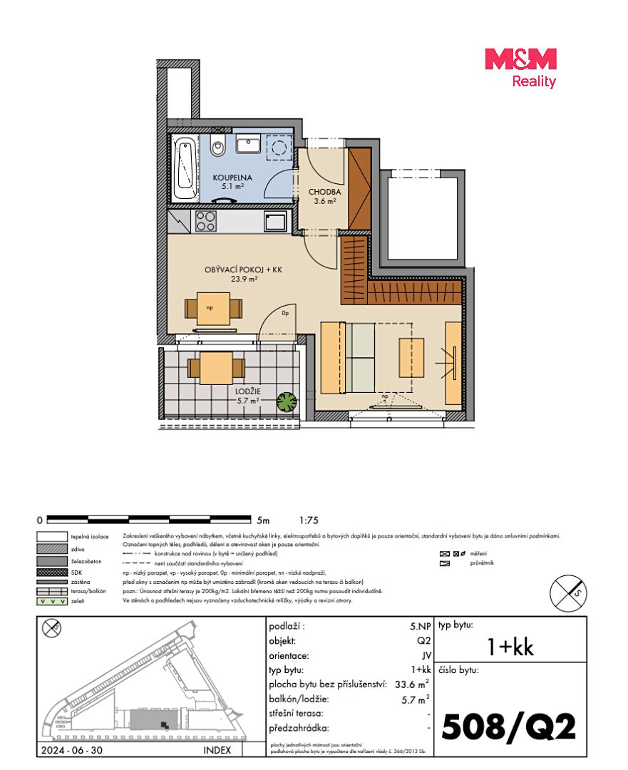 Prodej bytu 1+kk 34 m² – fotografie 3