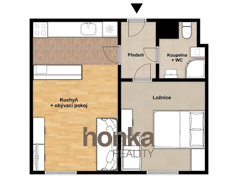 Prodej bytu 2+kk 40 m², Praha – náhled fotky 3