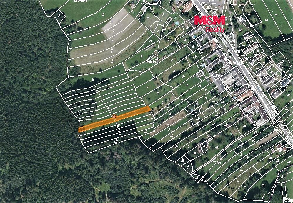 Prodej pole 238 m², Vysoká – fotka 1 z 3