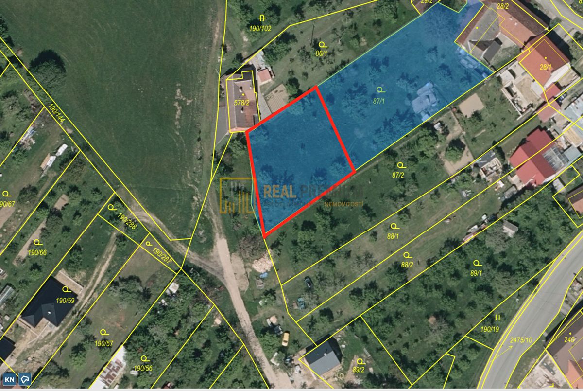 Prodej stavebního pozemku 750 m²