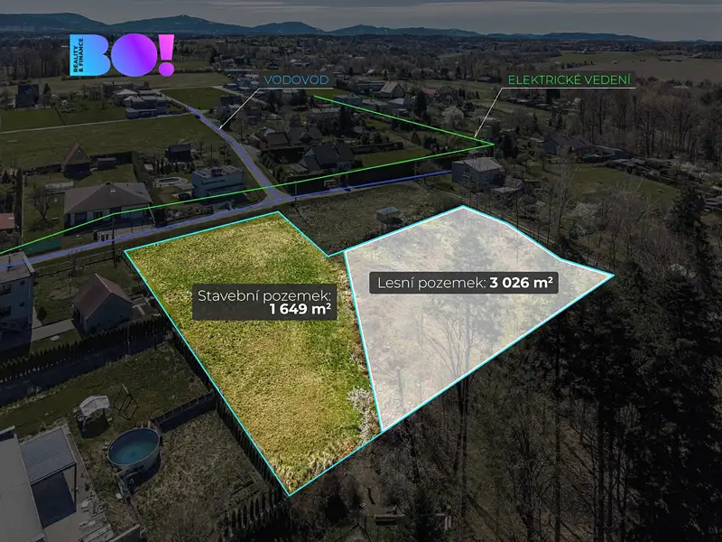 Prodej stavebního pozemku 1649 m², Havířov – náhled fotky 1