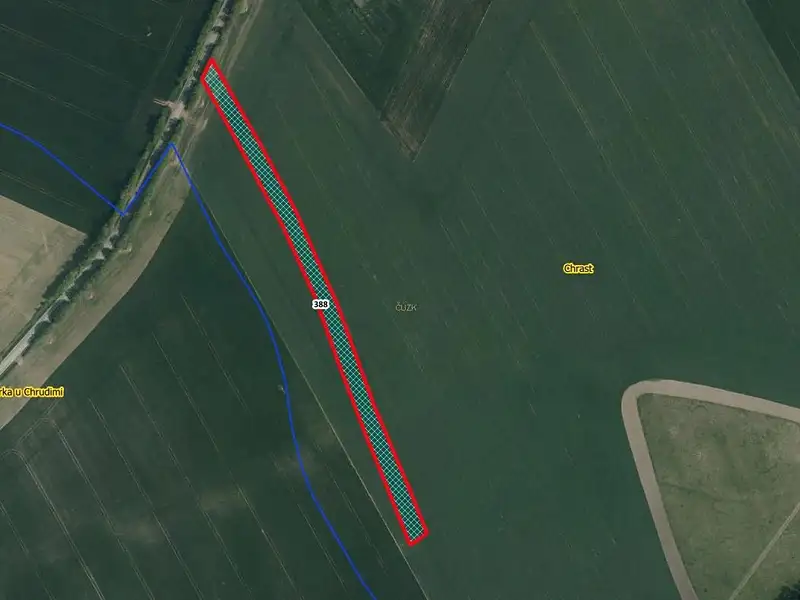 Prodej pole 6433 m², Chrast – náhled fotky 1
