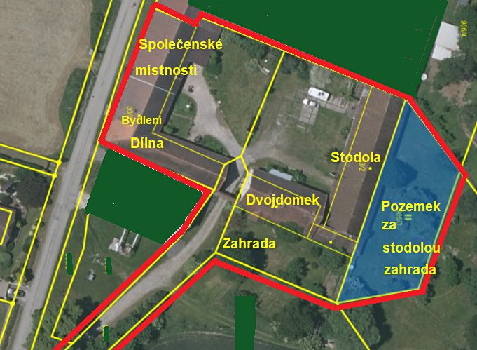 Prodej zemědělské usedlosti 1200 m², pozemek 4972 m² – fotografie 3