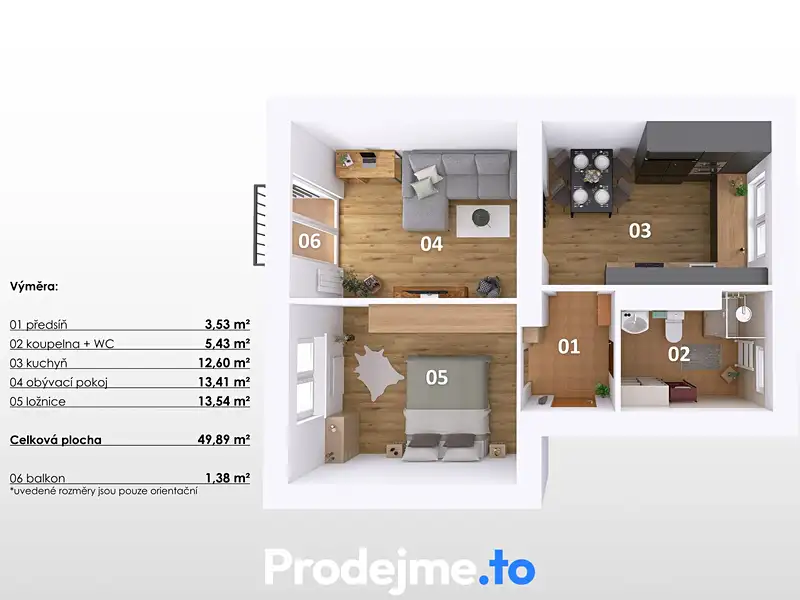 Prodej bytu 2+1 47 m², Žďár nad Sázavou – náhled fotky 3