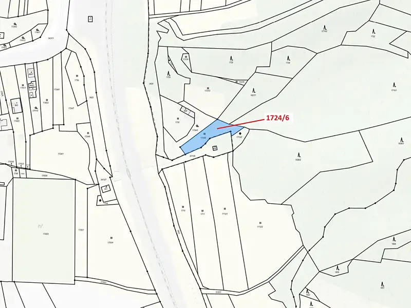Dražba louky 762 m², Valašská Polanka – náhled fotky 3