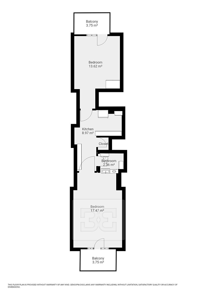 Pronájem bytu 2+1 47 m² – fotografie 5
