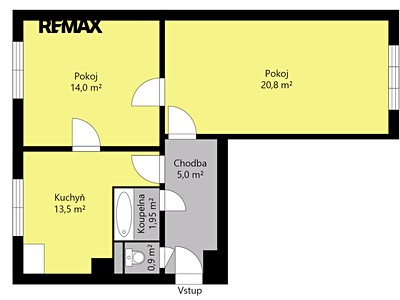 Prodej bytu 2+1, 56 m² (3 z 13)