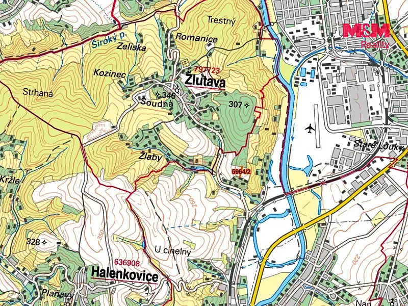 Prodej pole 516 m², Napajedla – náhled fotky 2