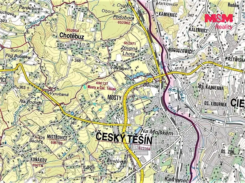 Prodej lesa 6540 m², Český Těšín – náhled fotky 2