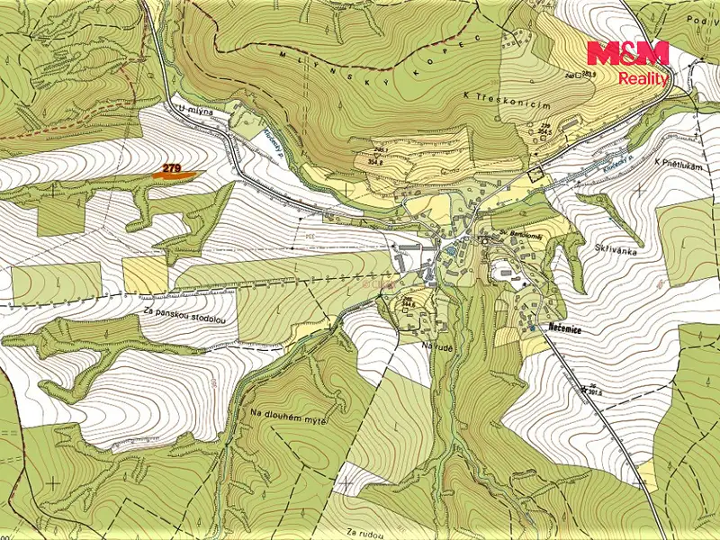 Prodej lesa 1477 m², Tuchořice – náhled fotky 3