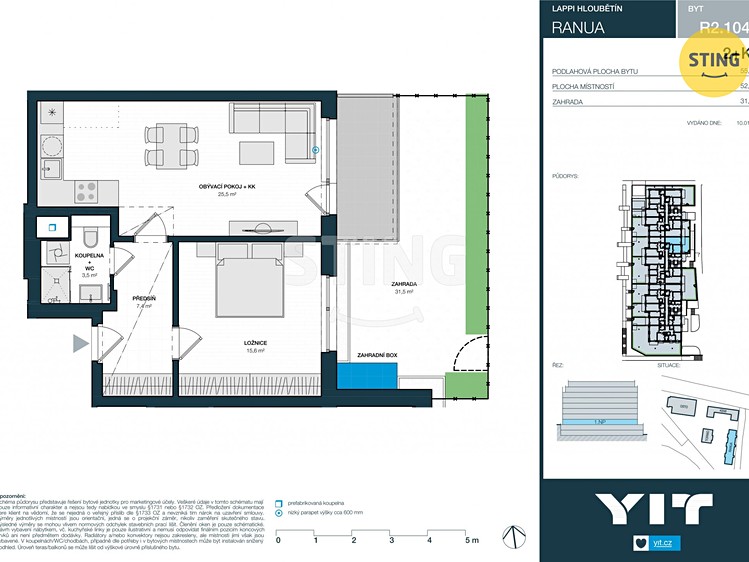Квартира 2+kk на продаж, 55 м² (12 з 13)