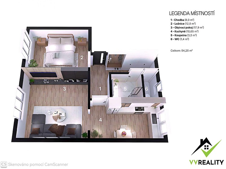 Wohnung 2+1 zum Kauf, 55 m² (14 von 14)