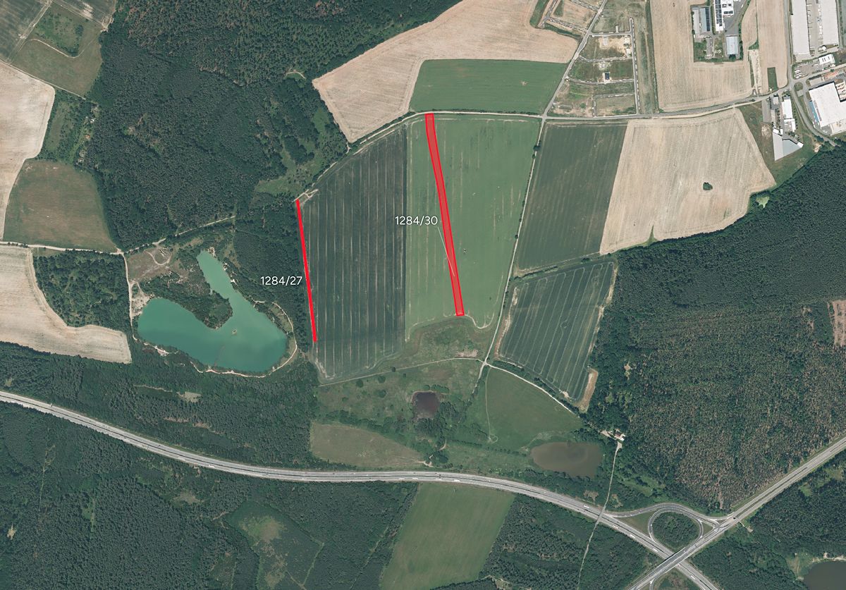 Prodej pole 12674 m², Vejprnice – fotka 1 z 3