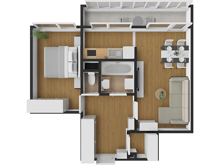 Квартира 2+1 на продаж, 59 м² (2 з 32)