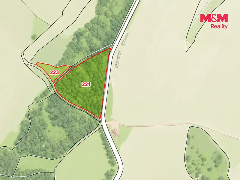 Prodej pozemku 17561 m², Stará Voda – náhled fotky 3