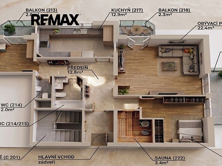 Wohnung 3+1 zum Kauf, 87 m² (27 von 29)