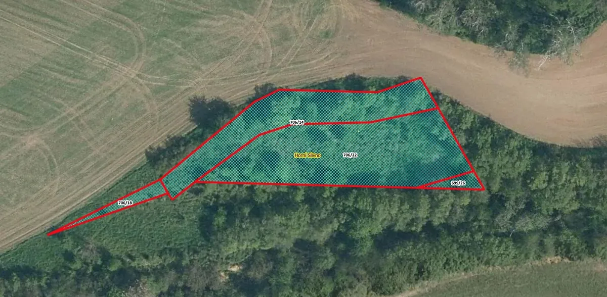 Prodej louky 1353 m²