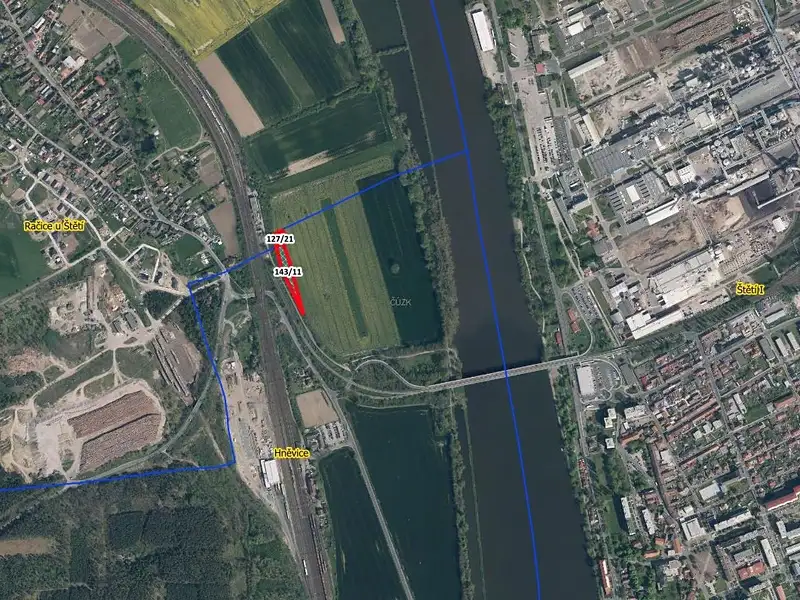 Prodej pozemku 2677 m², Štětí – náhled fotky 2