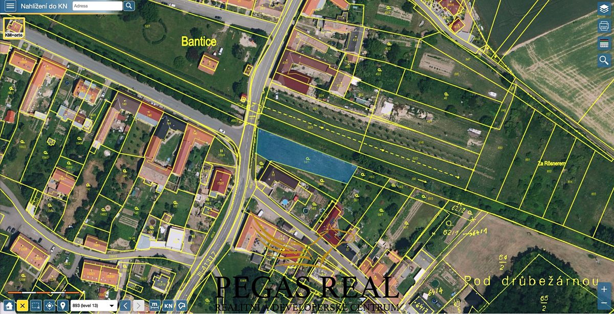 Prodej stavebního pozemku 1151 m² – fotografie 3