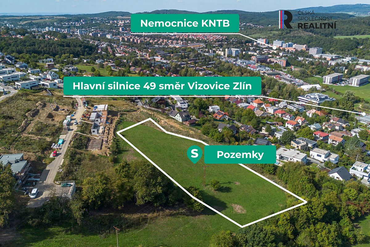 Prodej stavebního pozemku 8375 m² – fotografie 2