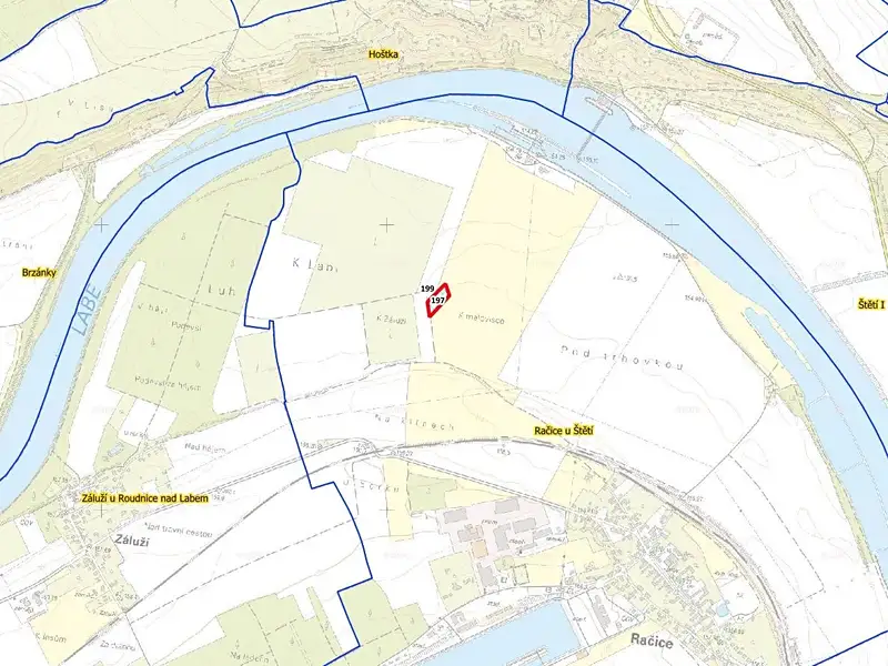 Prodej pole 4020 m², Račice – náhled fotky 3