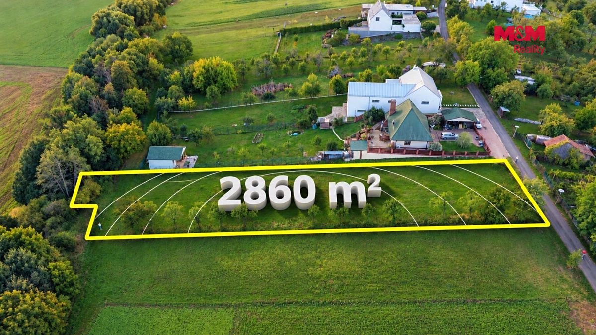 Prodej stavebního pozemku 2860 m² – fotografie 2