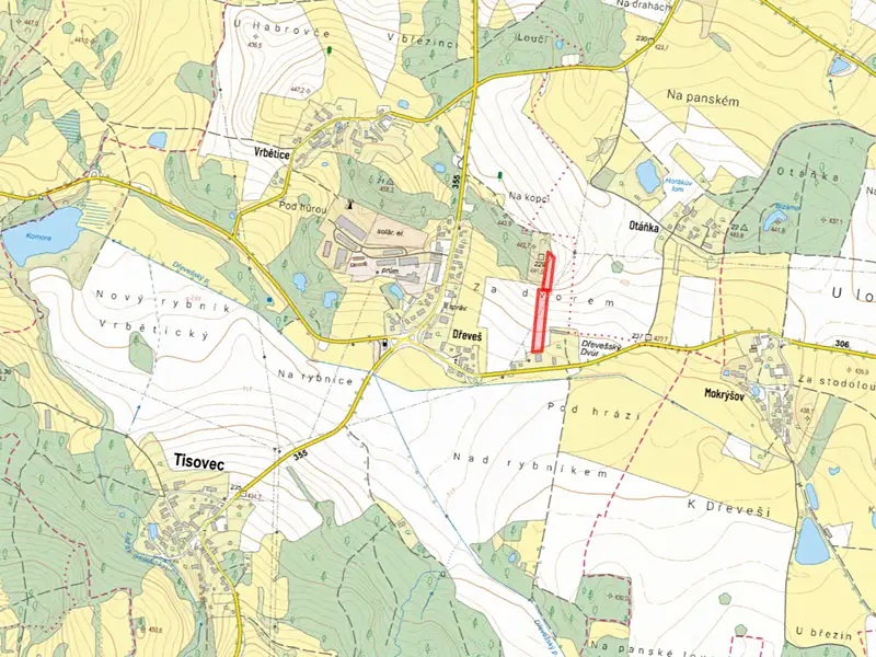 Prodej pole 7249 m², Tisovec – náhled fotky 2