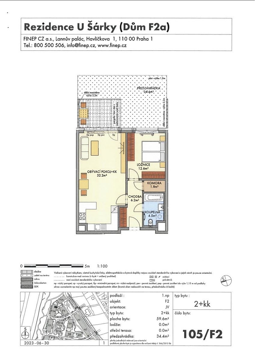 Prodej bytu 2+kk 60 m² – fotografie 3