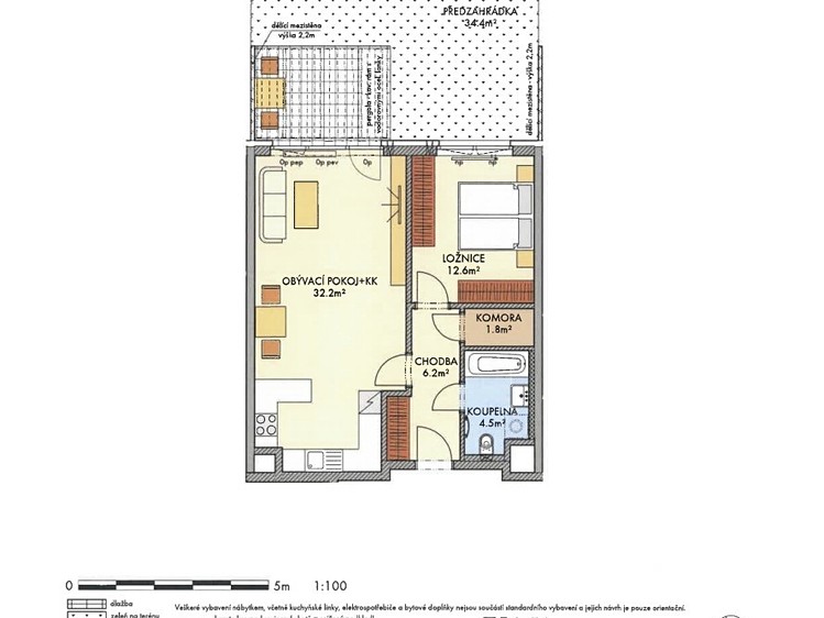 The 2+kk flat for sale, 60 m² (3 of 5)