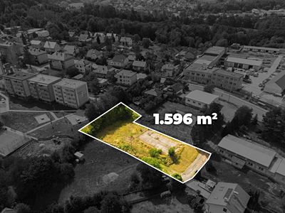 Prodej stavebního pozemku 1596 m²