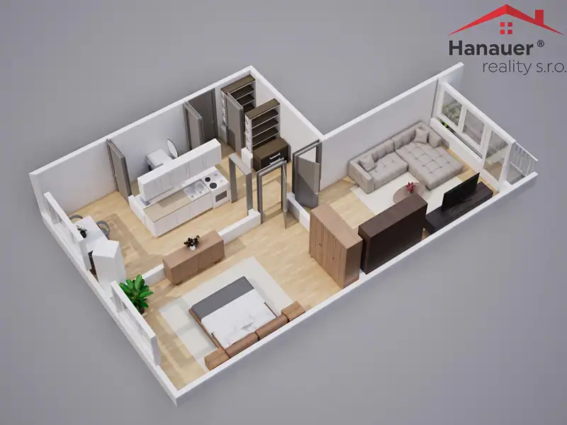 Prodej bytu 2+1 63 m², Děčín – náhled fotky 3