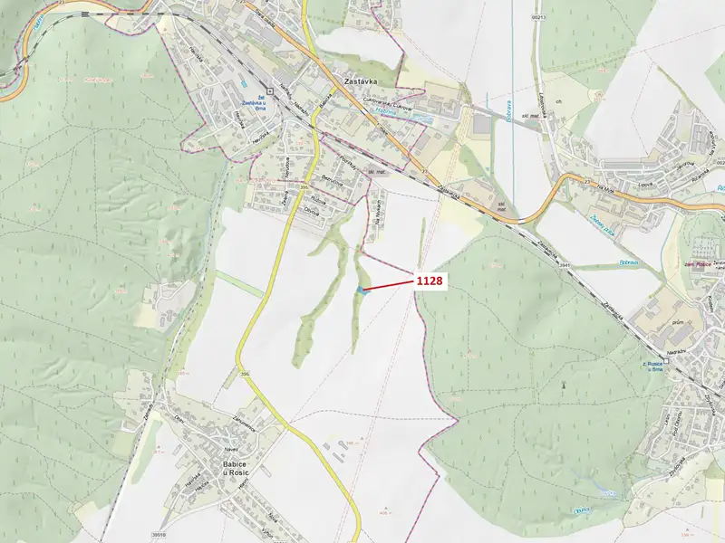 Dražba lesa 1191 m², Babice u Rosic – náhled fotky 1