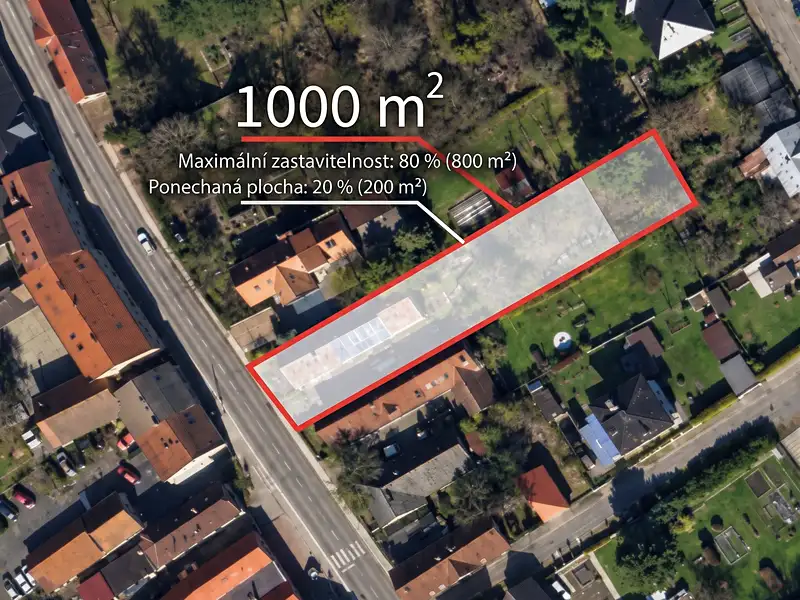 Prodej stavebního pozemku 1000 m², Mnichovice – náhled fotky 2