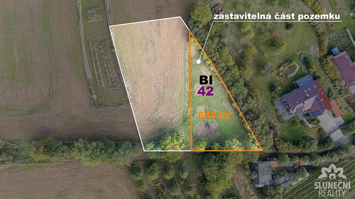 Prodej stavebního pozemku 2060 m² – fotografie 3