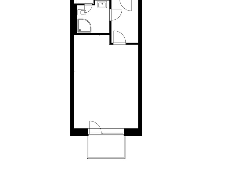 Pronájem bytu 1+kk, 35 m² (4 z 4)