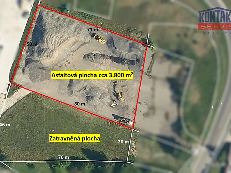 Pronájem komerčního pozemku 8946 m², Drhovle – náhled fotky 3