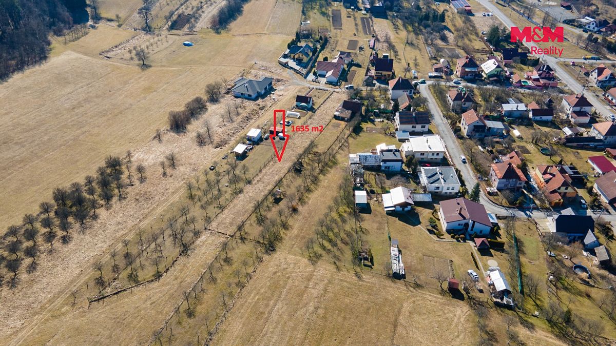 Prodej stavebního pozemku 1635 m² – fotografie 3