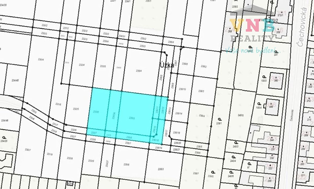 Prodej stavebního pozemku 2134 m²