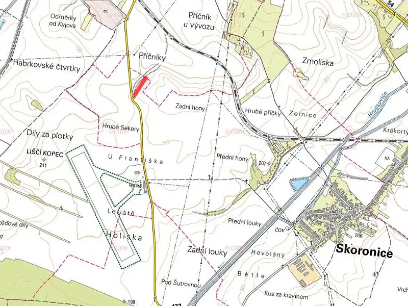 Prodej pole 3148 m², Skoronice – náhled fotky 2