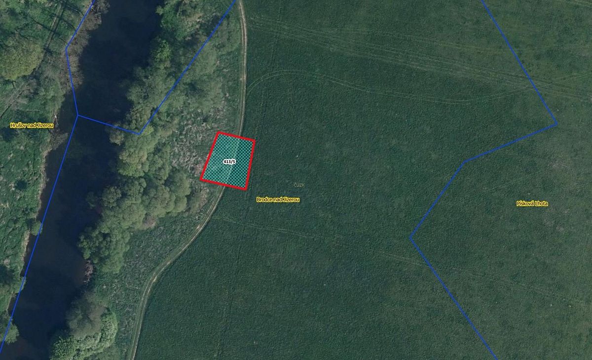 Prodej louky 399 m², Brodce – fotka 1 z 3