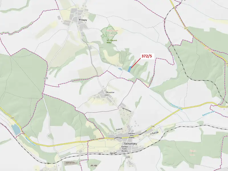 Dražba lesa 7060 m², Přílepy – náhled fotky 1