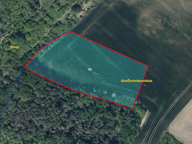 Prodej pole 9607 m², Přestavlky – náhled fotky 1
