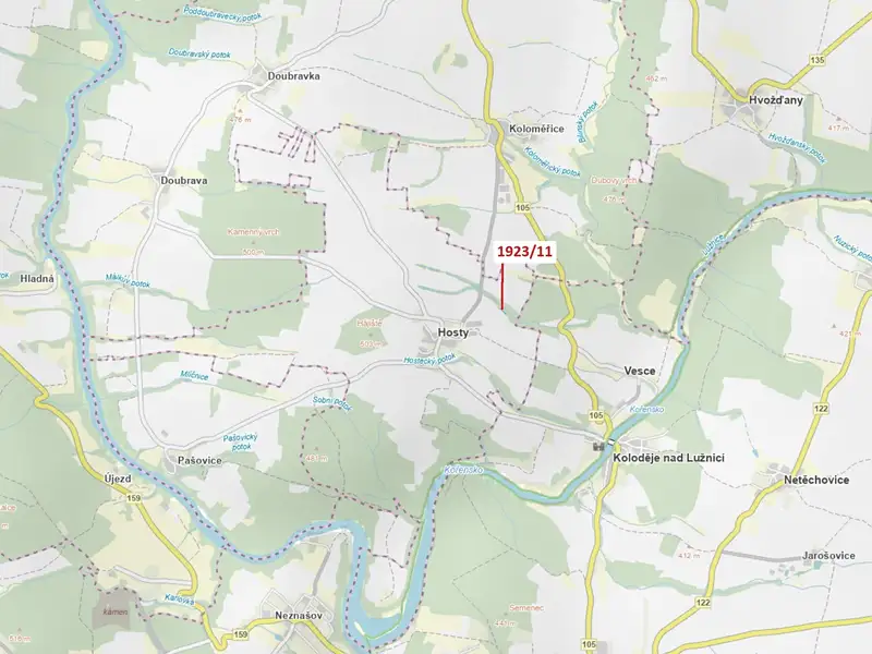 Dražba lesa 323 m², Hosty – náhled fotky 1