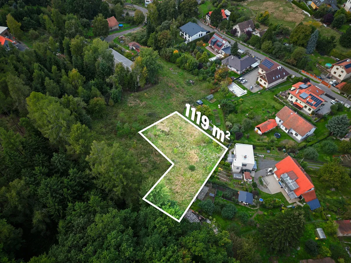 Prodej stavebního pozemku 1119 m²