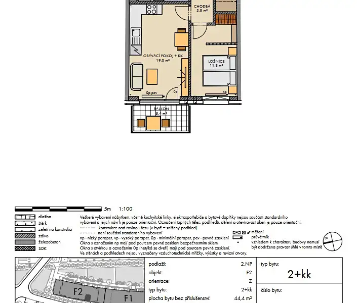 Prodej bytu 2+kk 47 m², Praha – náhled fotky 2
