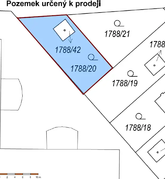 Prodej stavebního pozemku 221 m², České Budějovice – náhled fotky 1